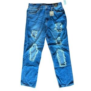 AERO 90’s Super High Straight Denim